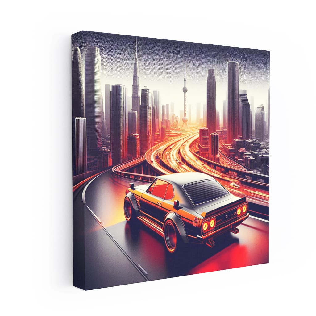 1971 Nissan Skyline Gtr Absctra Wall Art