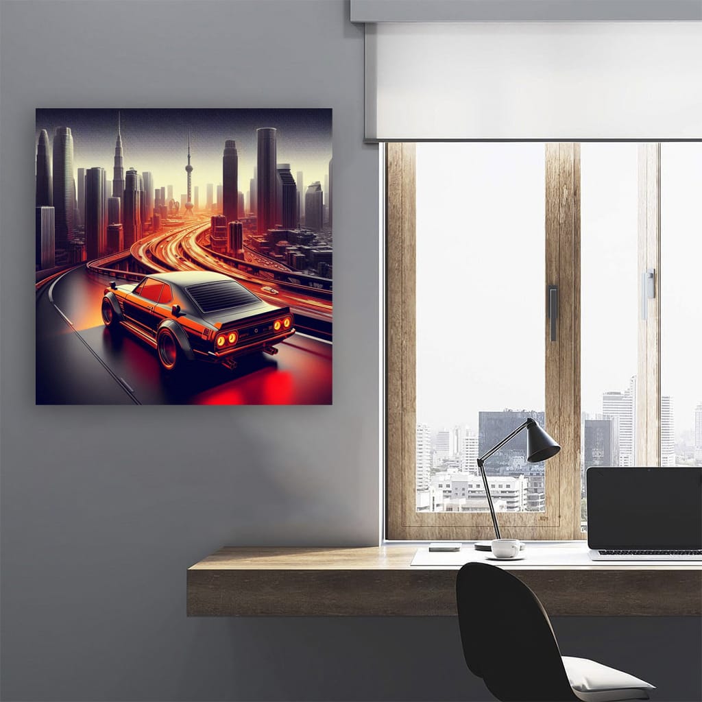 1971 Nissan Skyline Gtr Absctra Wall Art