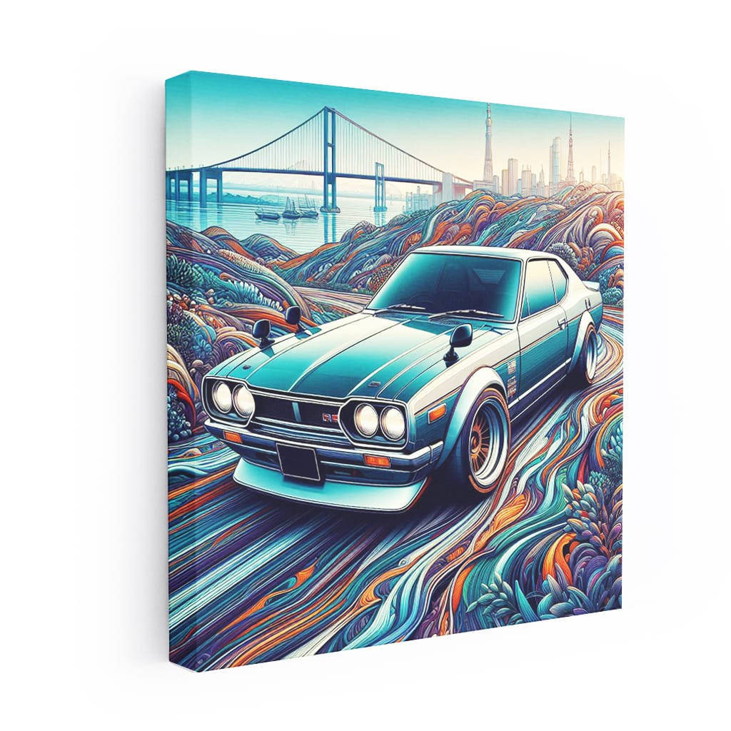 1971 Nissan Skyline Gtr Absctract Wall Art