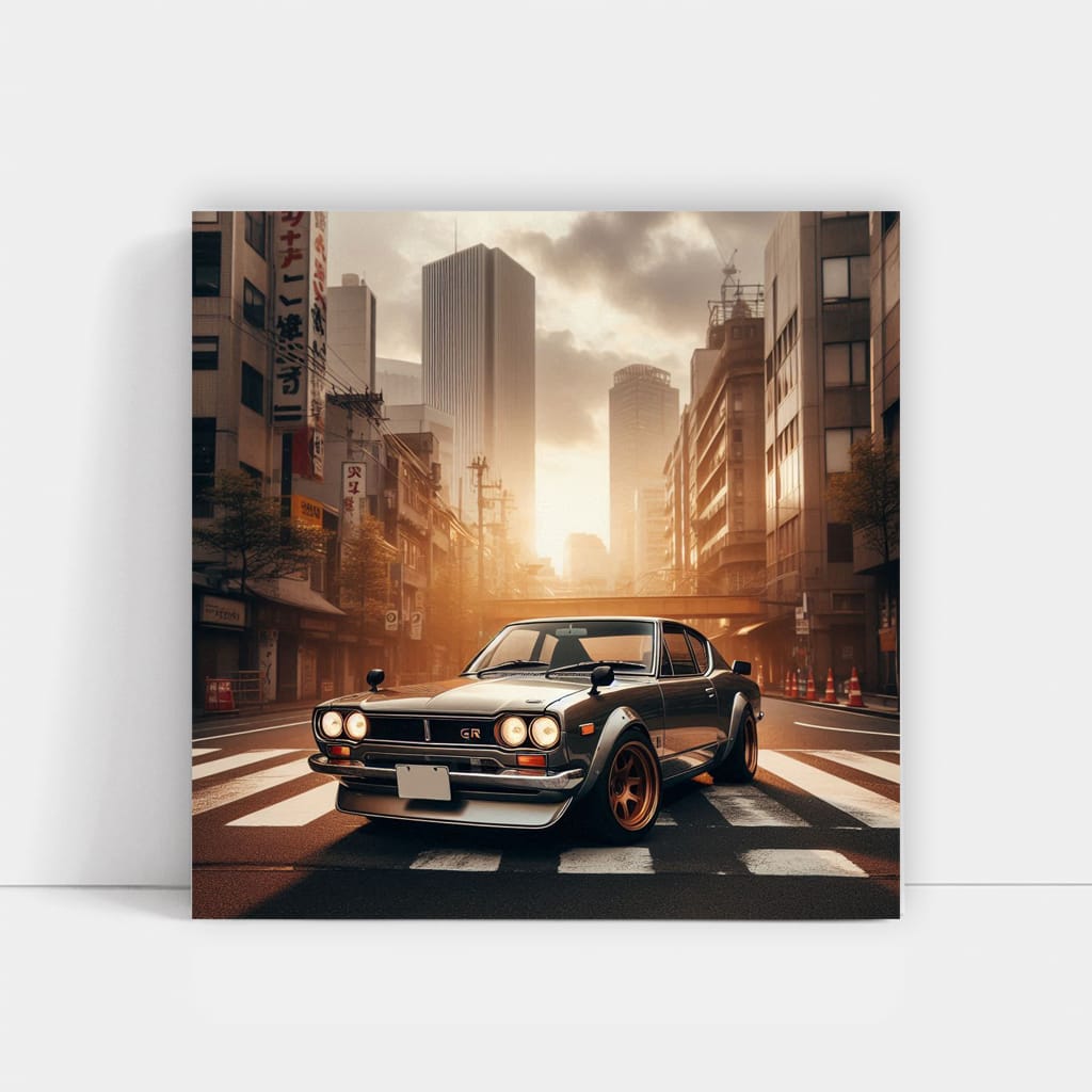 1971 Nissan Skyline Gtr Buildi Wall Art