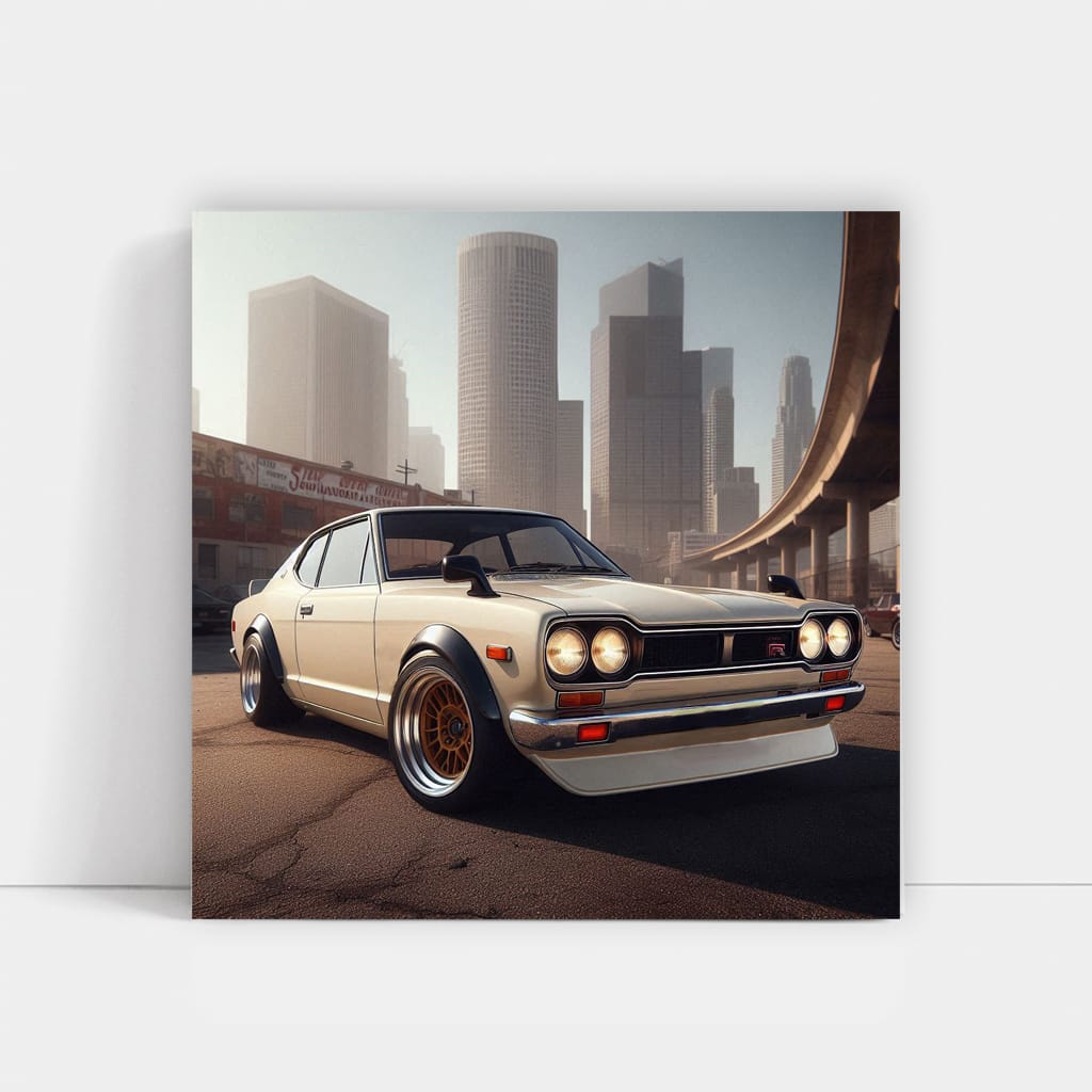 1971 Nissan Skyline Gtr Building Wall Art