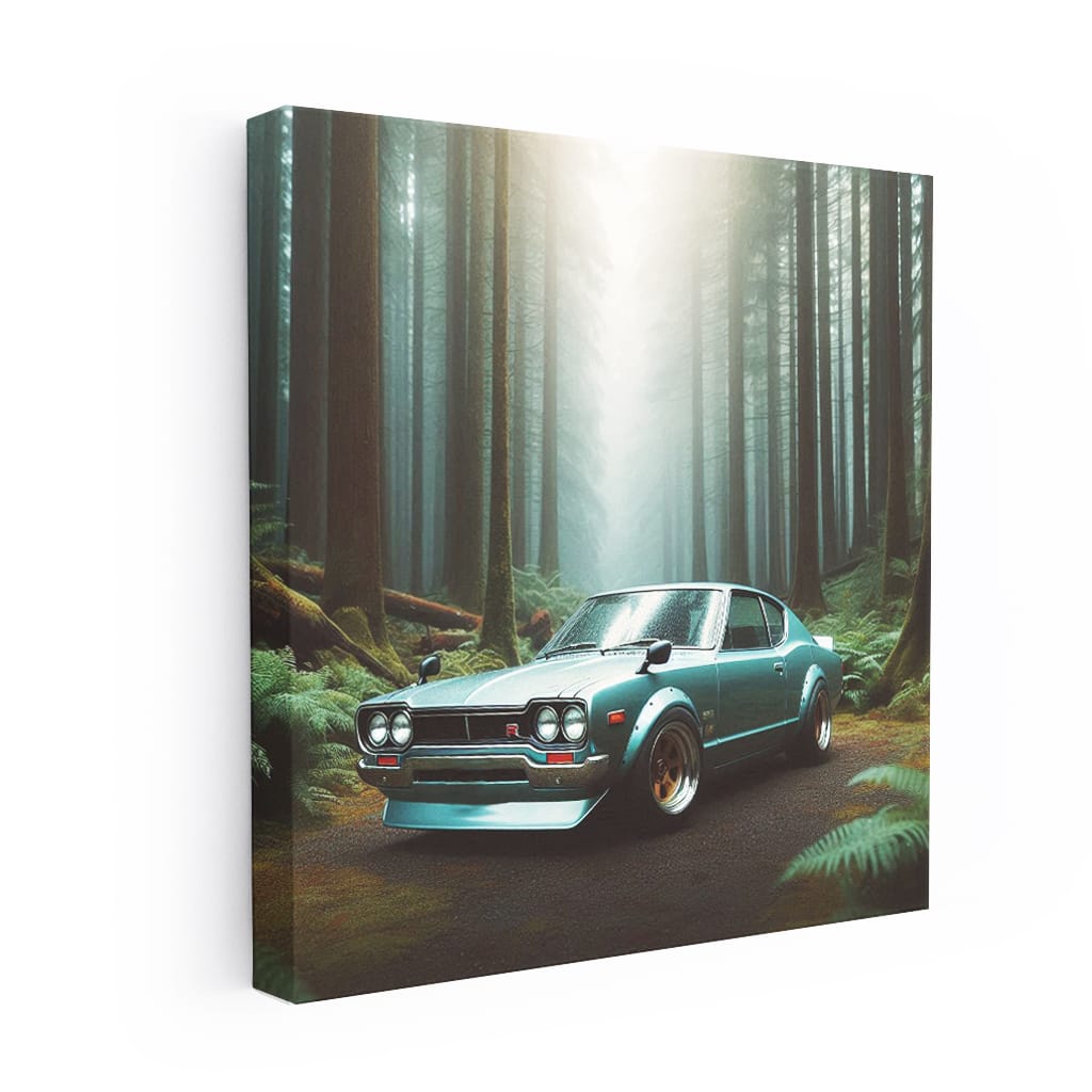 1971 Nissan Skyline Gtr Forest Wall Art