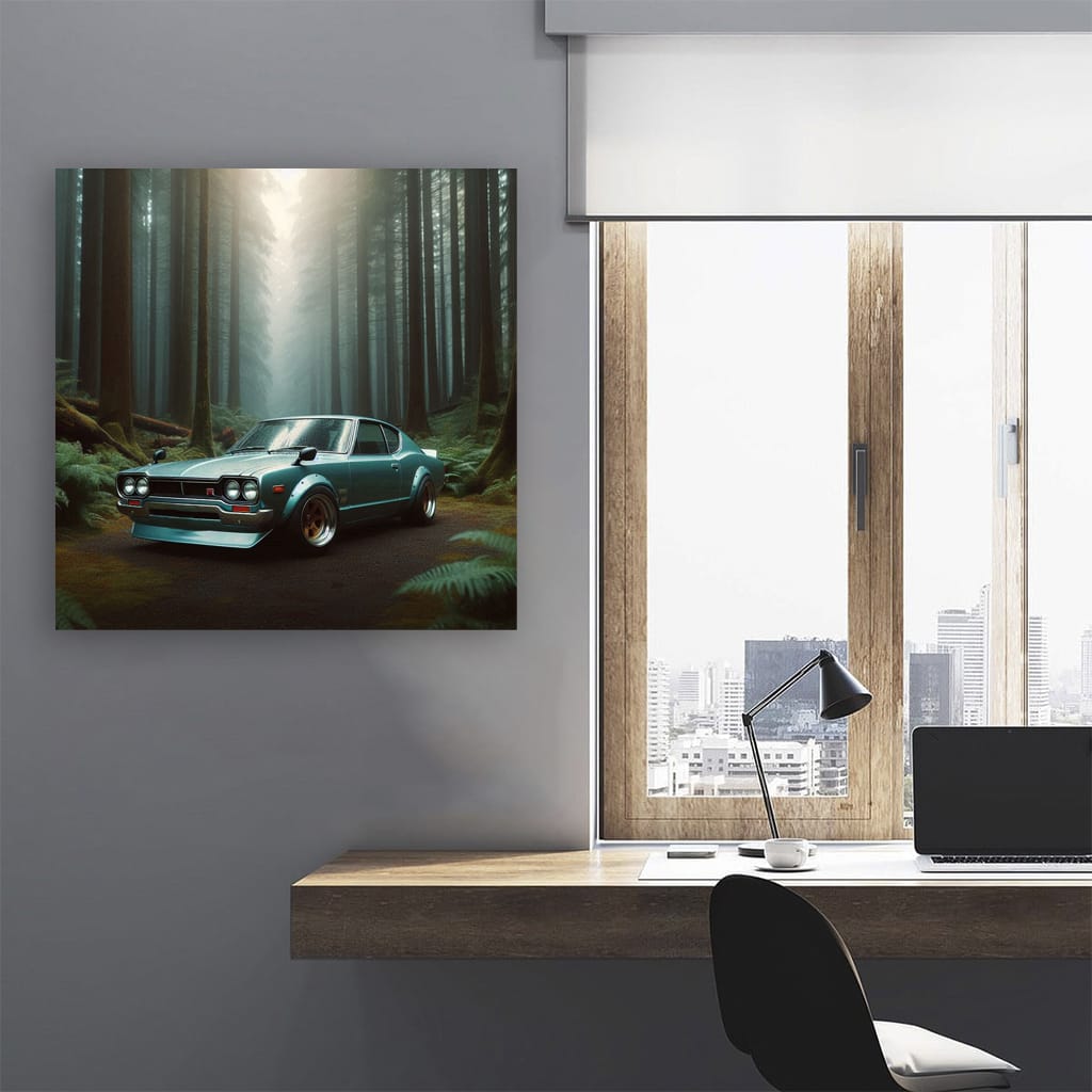 1971 Nissan Skyline GT-R in Forest - Classic Elegance Unleashed