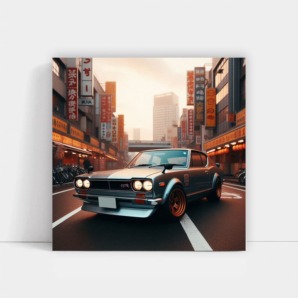 1971 Nissan Skyline Gtr Parking Wall Art