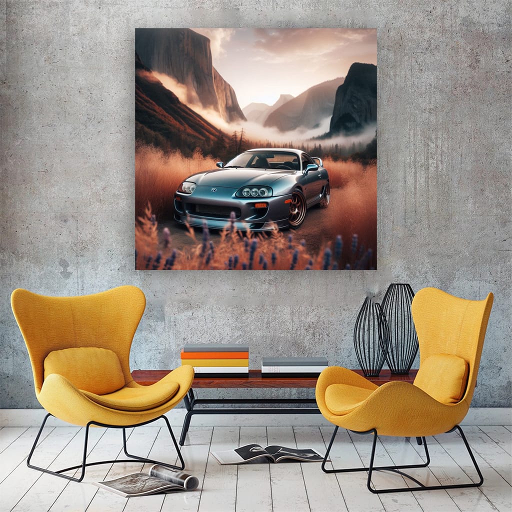 1995 Toyota Supra Mk Iv Vall Wall Art