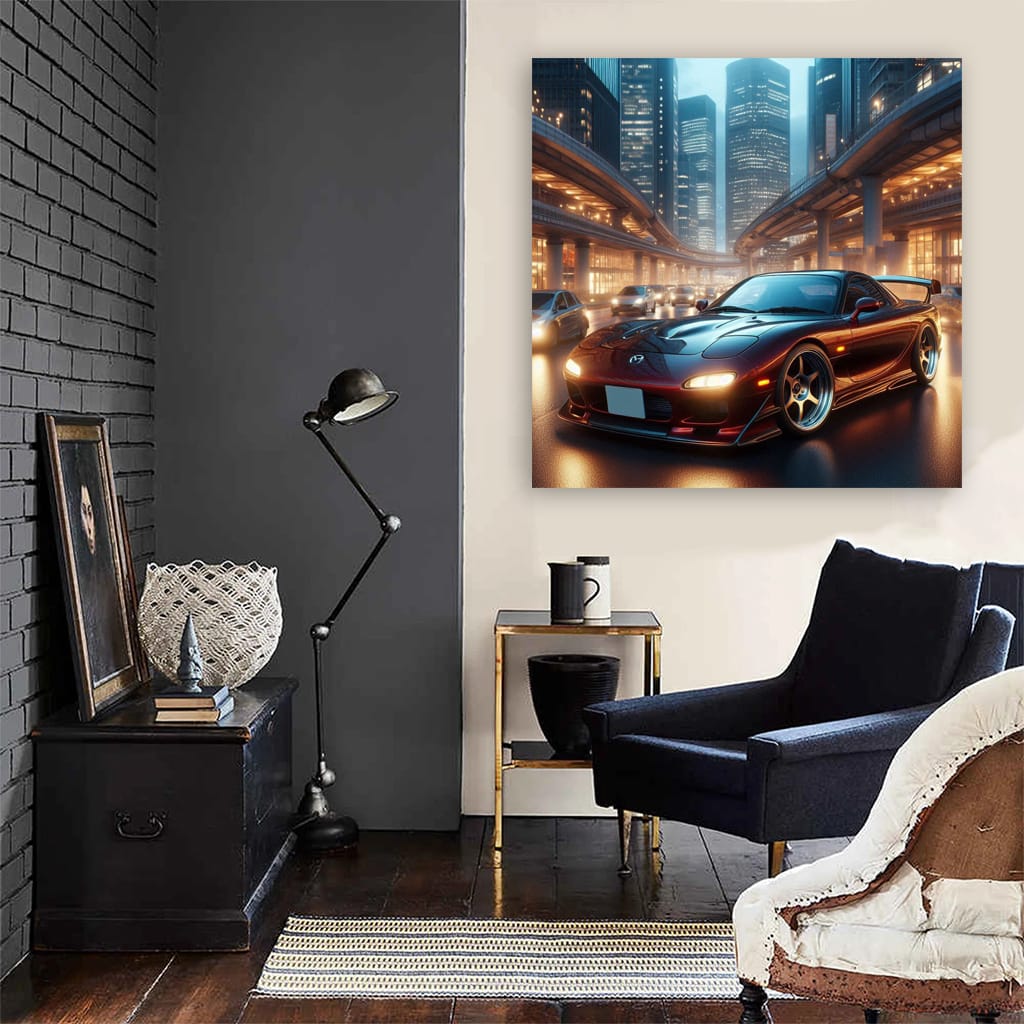 1997 Mazda Rx7 Luxury Life Wall Art