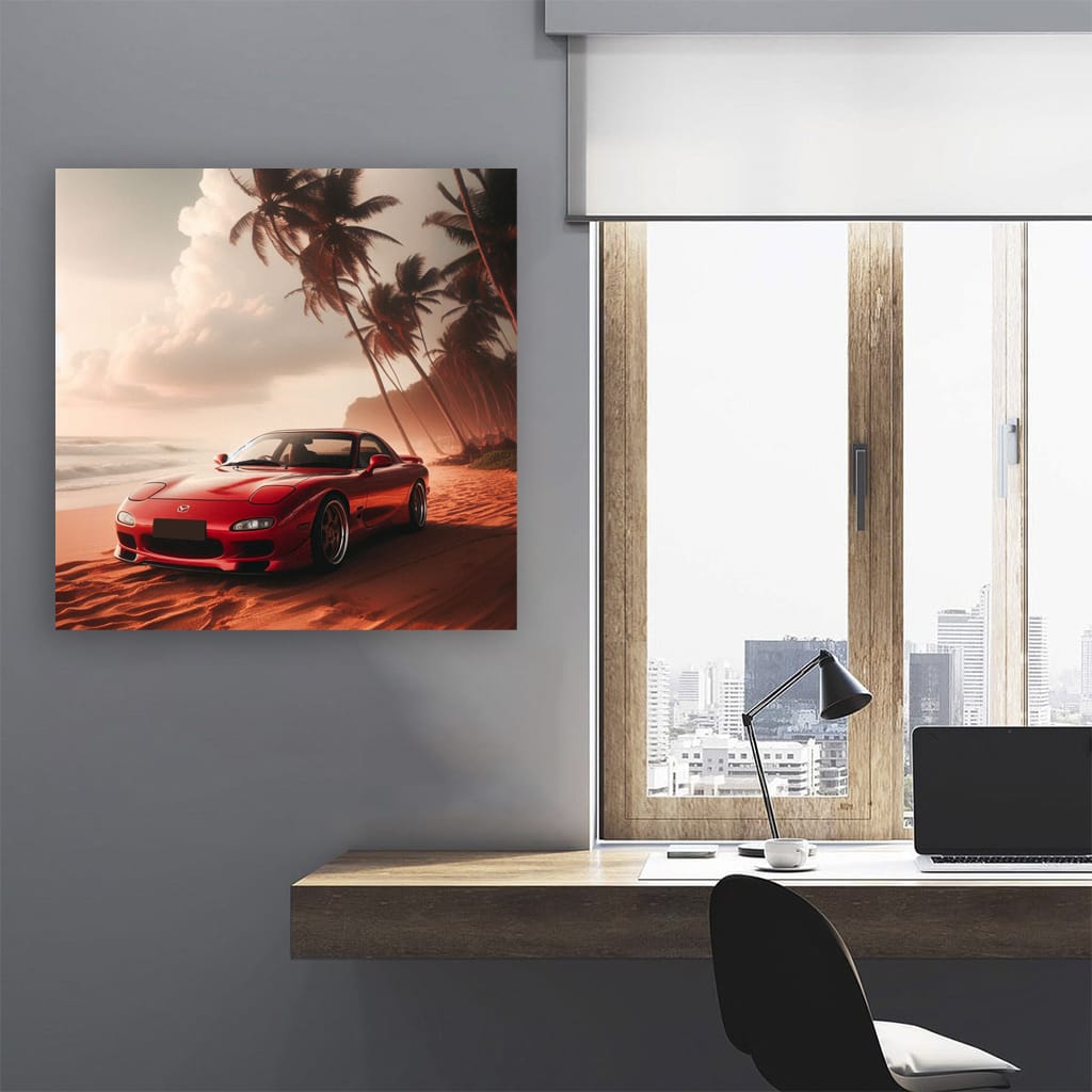 1997 Mazda Rx7 On Bea Wall Art