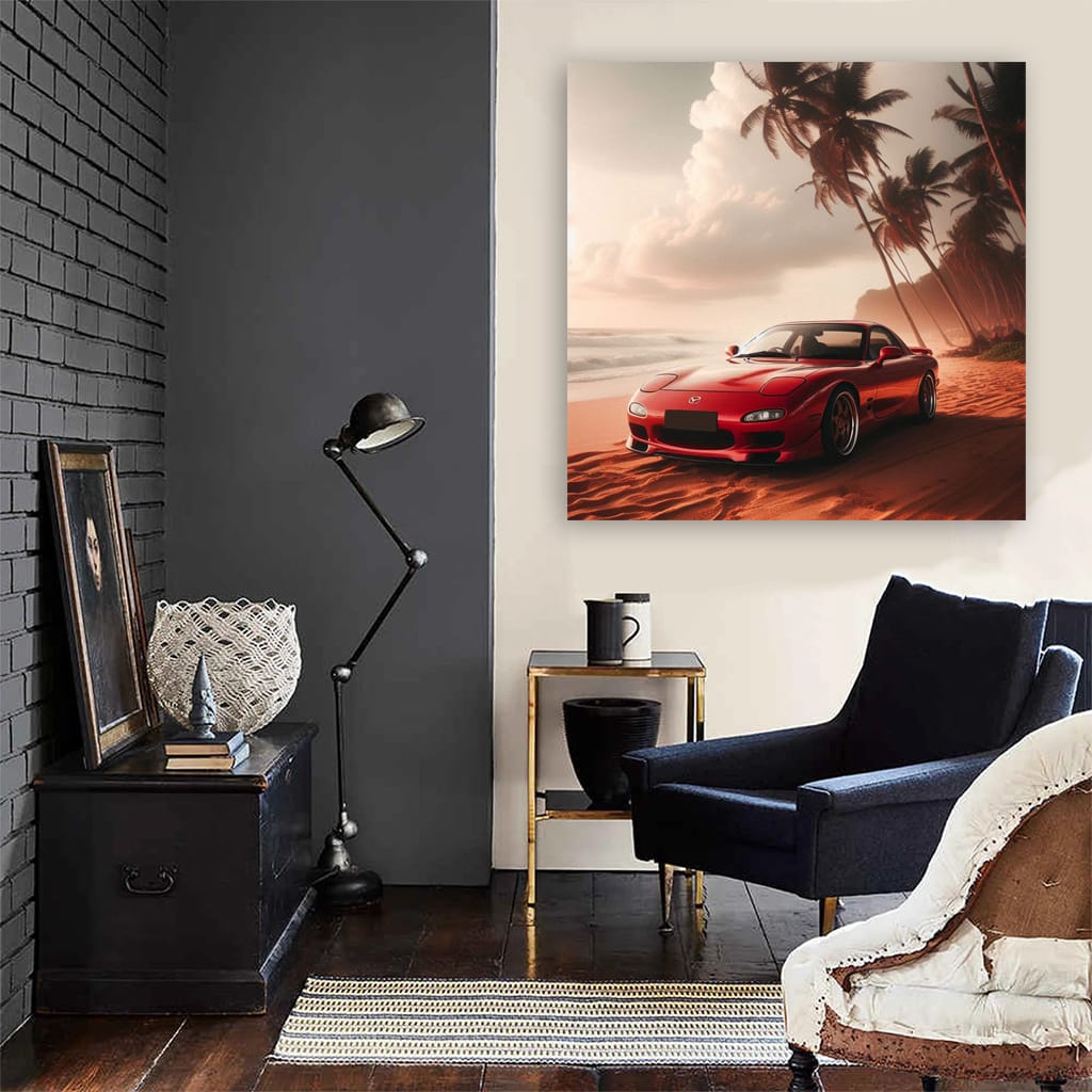 1997 Mazda Rx7 On Bea Wall Art