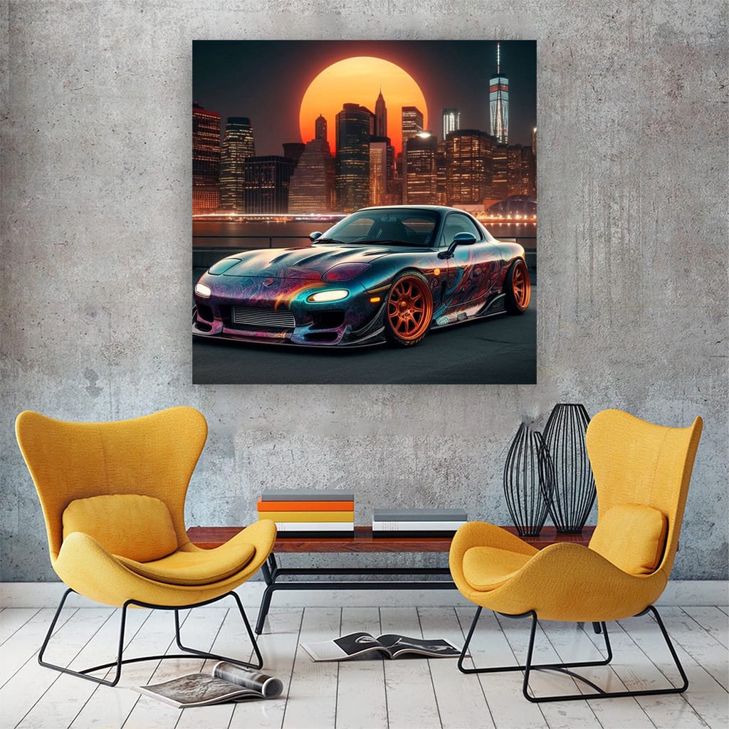 1997 Mazda Rx7 Pai Wall Art