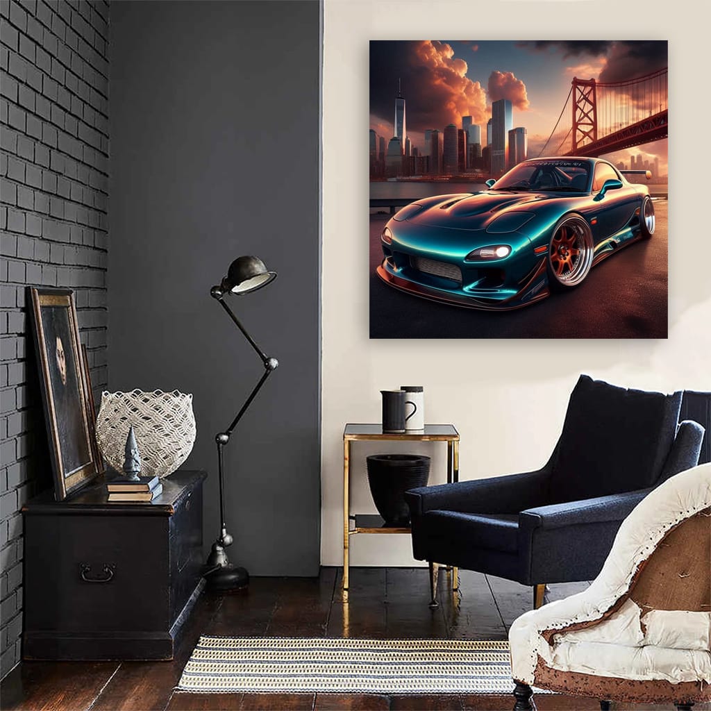 1997 Mazda Rx7 Paint Wall Art