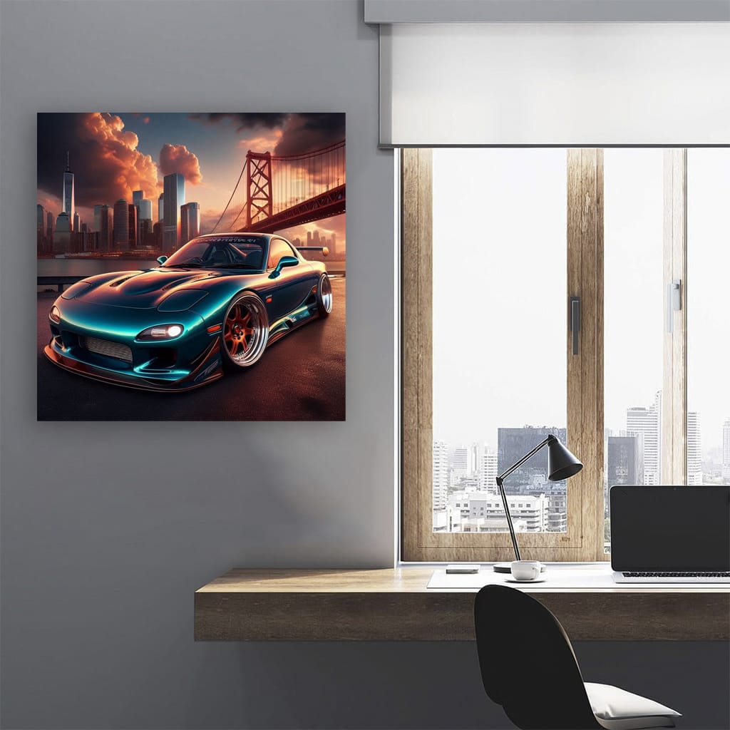 1997 Mazda Rx7 Paint Wall Art