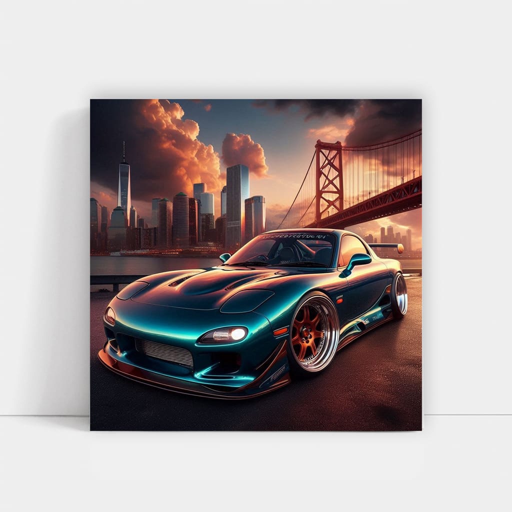 1997 Mazda Rx7 Paint Wall Art