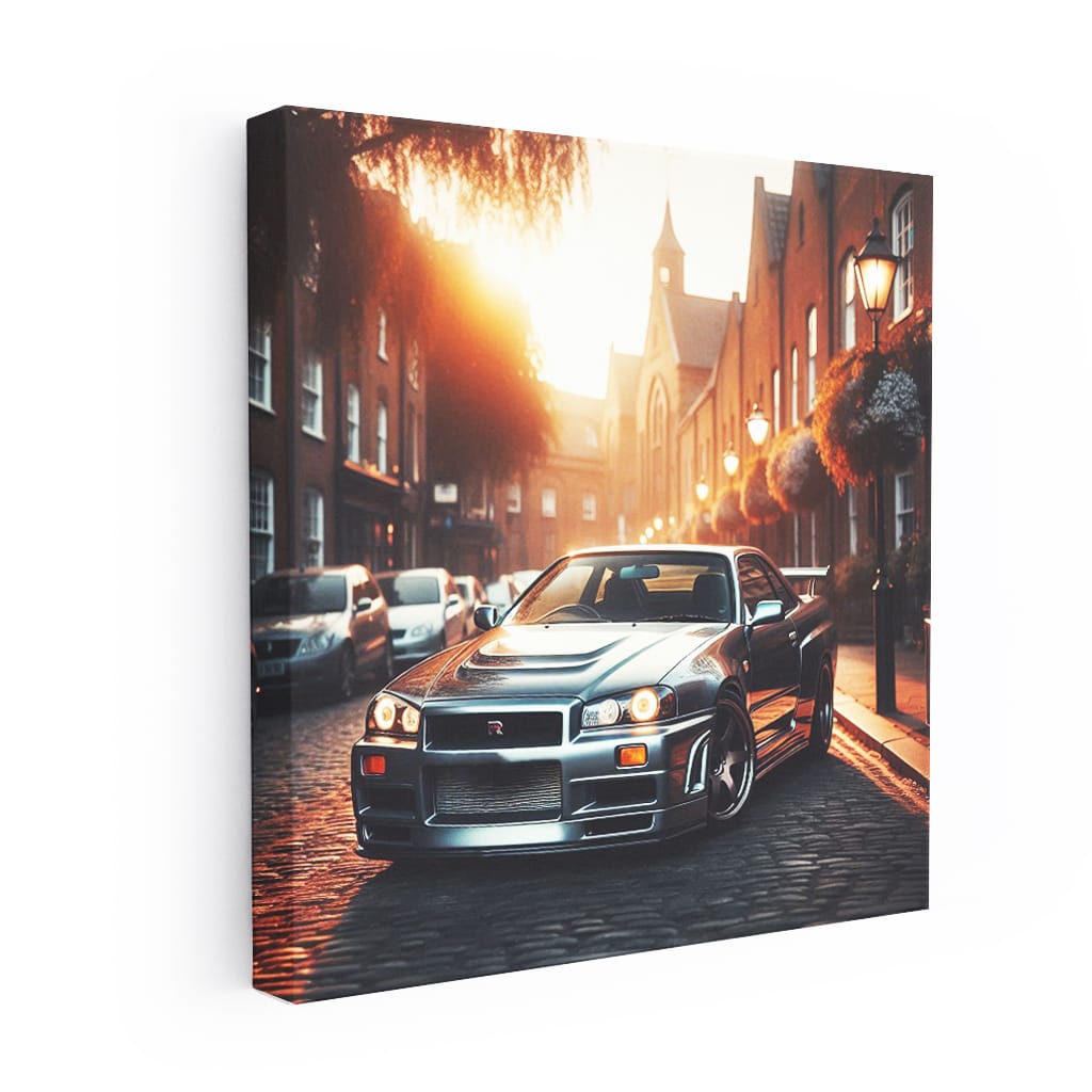 1999 Nissan Skyline Gtr R34 Lond Wall Art