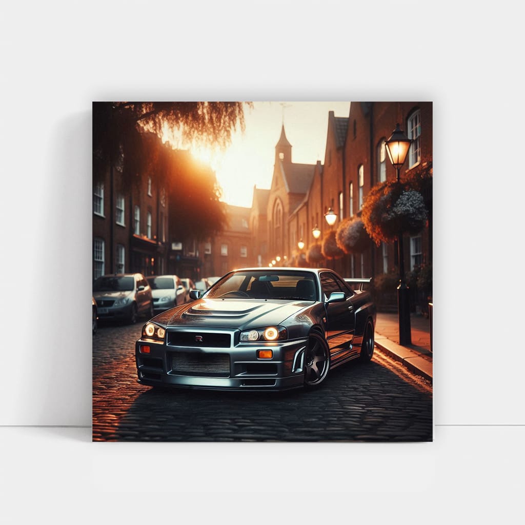 1999 Nissan Skyline Gtr R34 Lond Wall Art