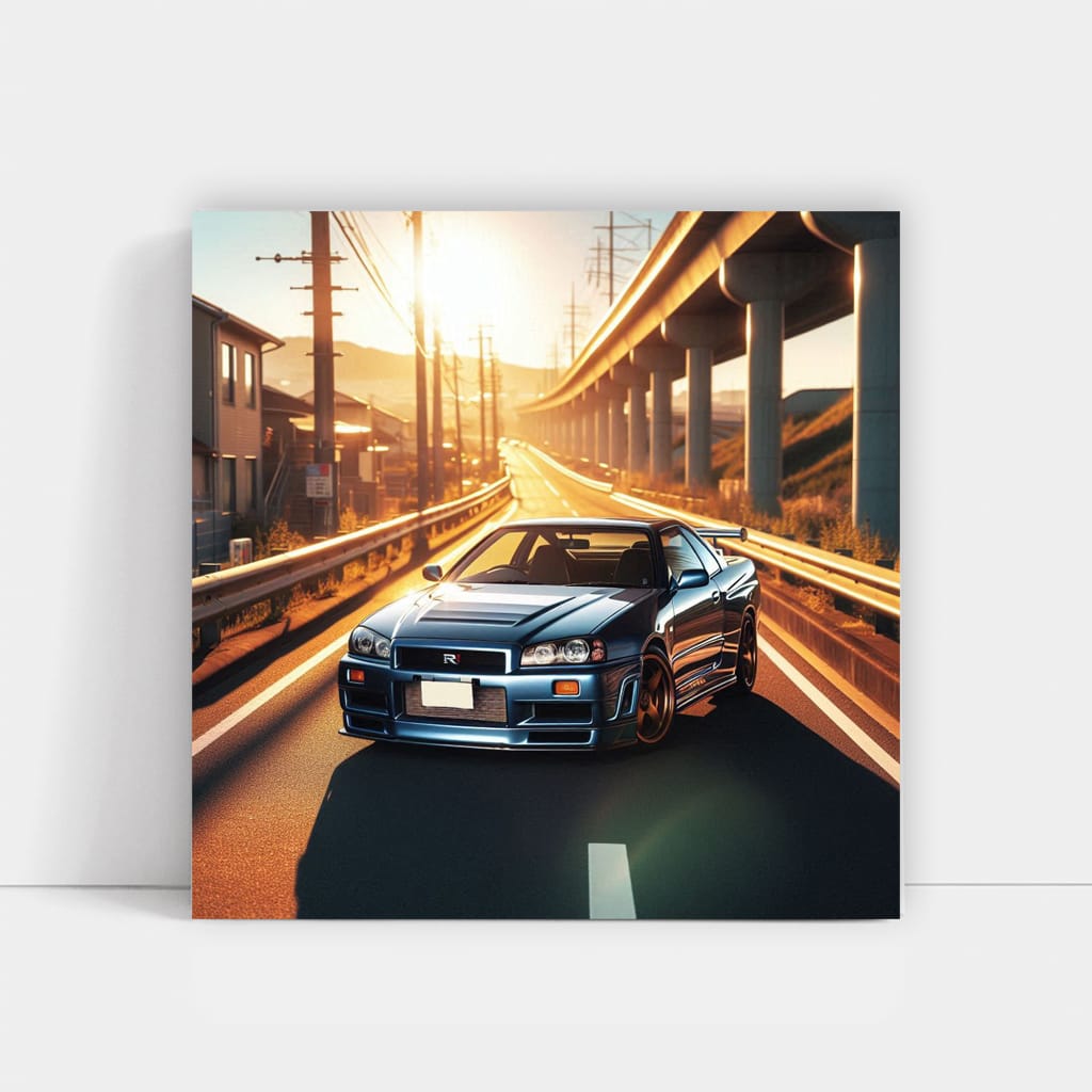 1999 Nissan Skyline GT-R R34 in Sunny Weather - Iconic Performance