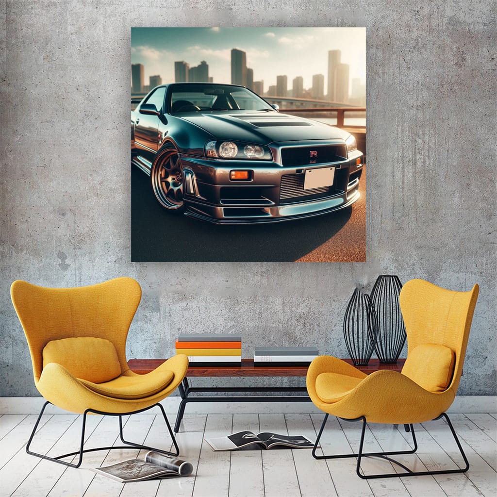 1999 Nissan Skyline GT-R R34 in Sunlit Glory - True Legend