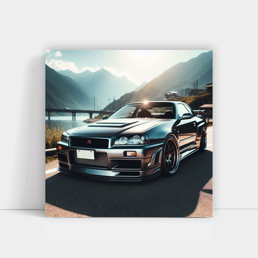 1999 Nissan Skyline GT-R R34 in Sunny Weather - Iconic Power