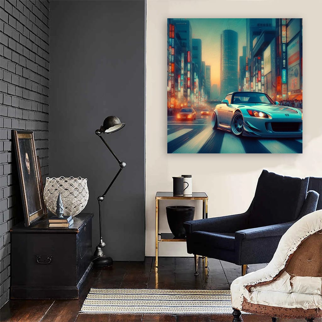 2001 Honda S2000 Drift Wall Art