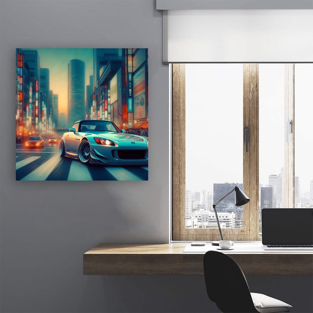 2001 Honda S2000 Drift Wall Art