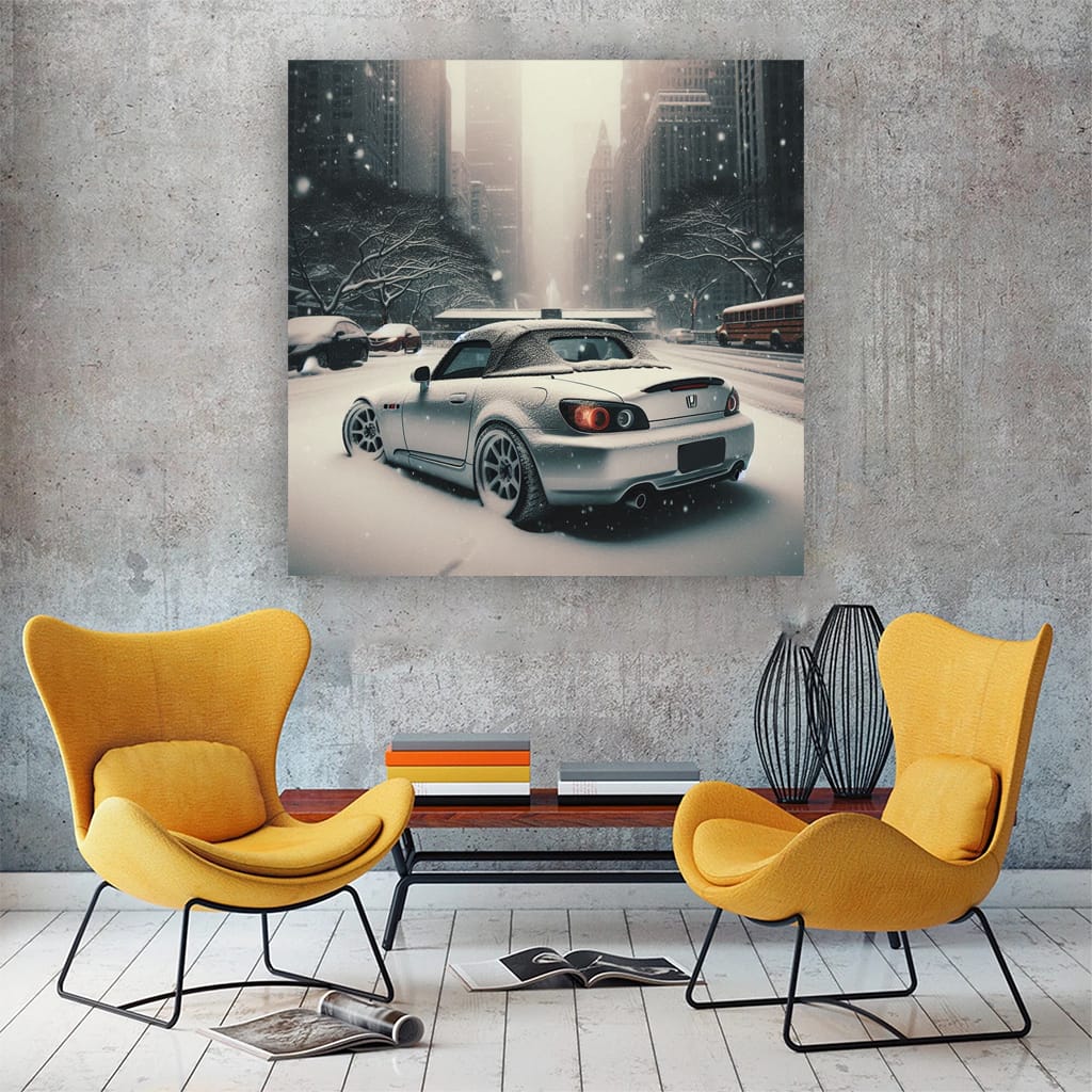 2001 Honda S2000 in Snowfall - Elegance Meets Performance
