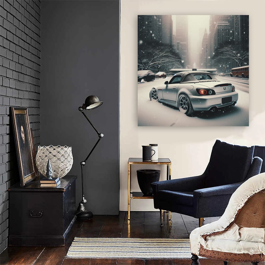2001 Honda S2000 in Snowfall - Elegance Meets Performance