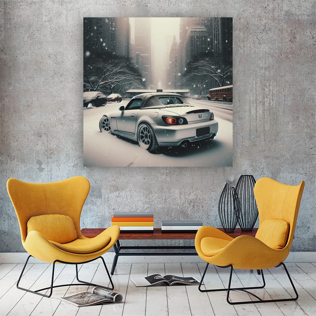 2001 Honda S2000 Snowfa Wall Art