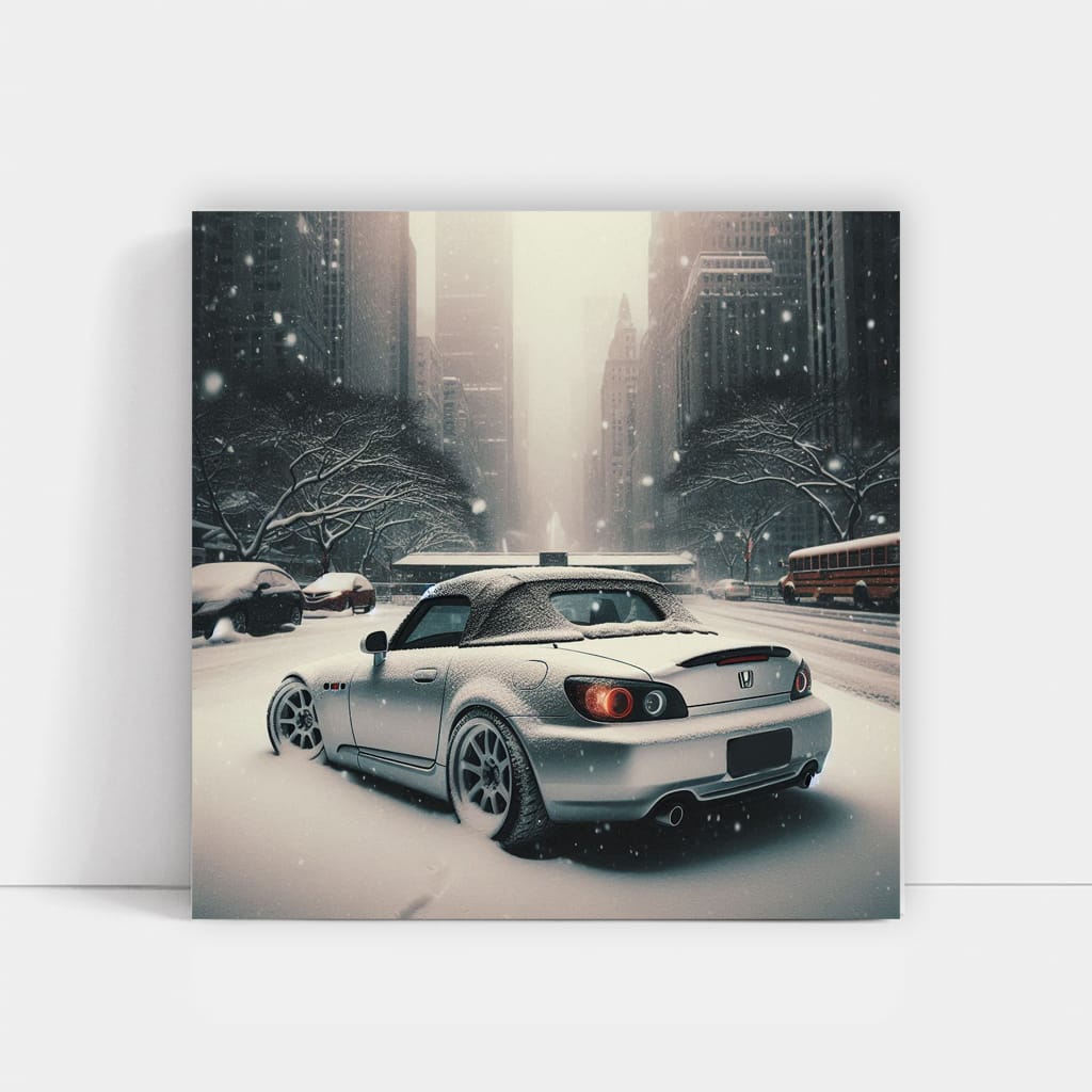 2001 Honda S2000 in Snowfall - Elegance Meets Performance
