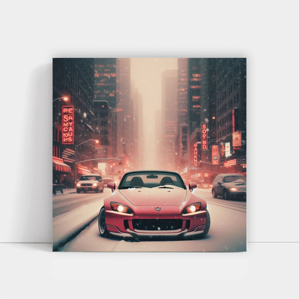 2001 Honda S2000 in Snowfall - Thrilling Performance Awaits