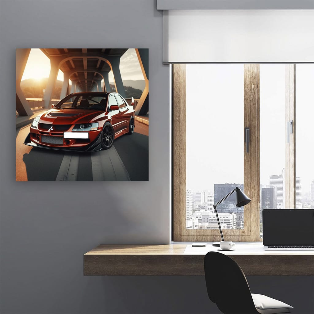 2002 Mitsubishi Lancer Evolution Vii Brid Wall Art