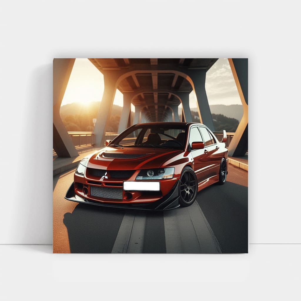 2002 Mitsubishi Lancer Evolution Vii Brid Wall Art