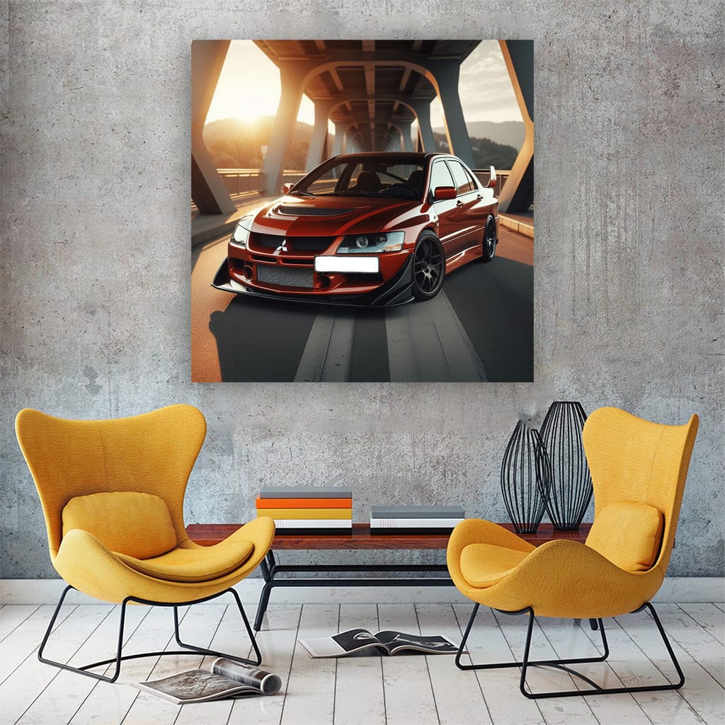 2002 Mitsubishi Lancer Evolution Vii Brid Wall Art