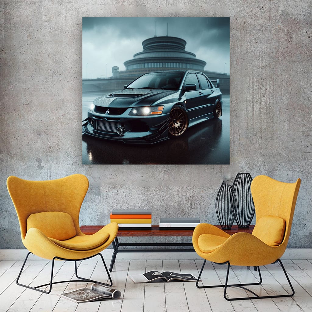 2002 Mitsubishi Lancer Evo VII in Moody Skies - Pure Thrill