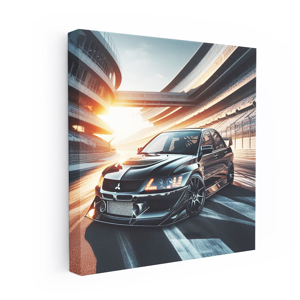 2002 Mitsubishi Lancer Evolution Vii Race Ring Wall Art