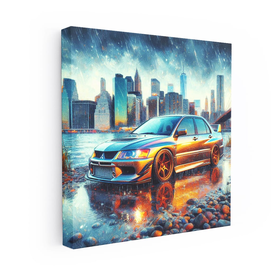 2002 Mitsubishi Lancer Evolution Vii Riv Wall Art