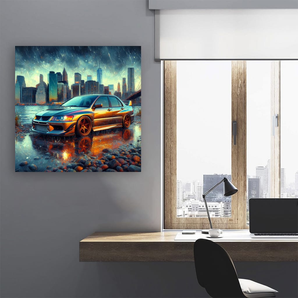 2002 Mitsubishi Lancer Evolution Vii Riv Wall Art