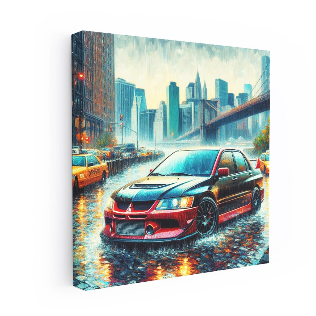 2002 Mitsubishi Lancer Evolution Vii River Wall Art