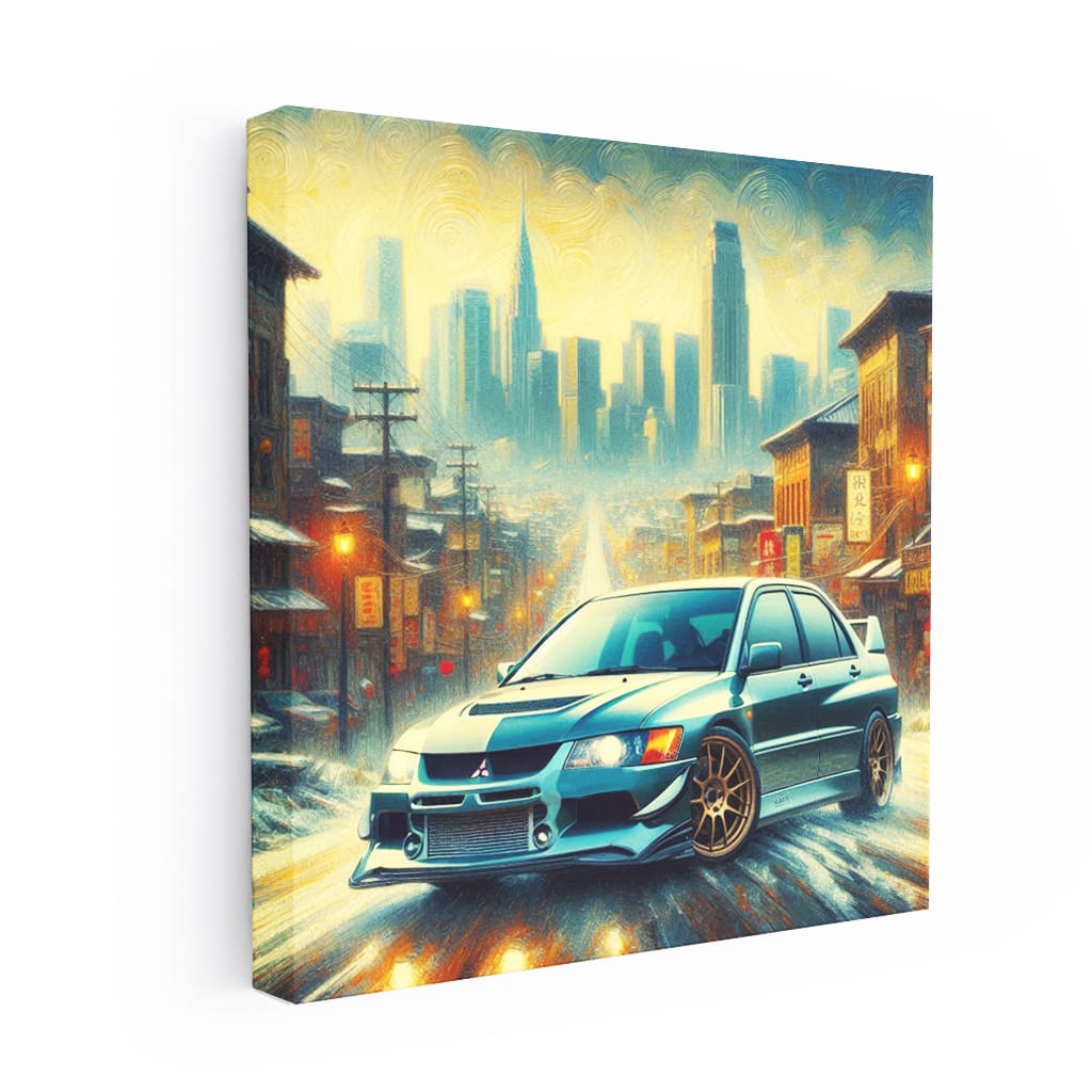 2002 Mitsubishi Lancer Evolution Vii Vall Wall Art