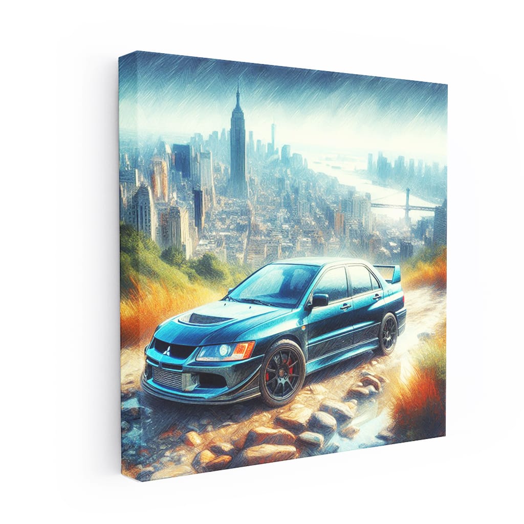 2002 Mitsubishi Lancer Evolution Vii Valley Wall Art