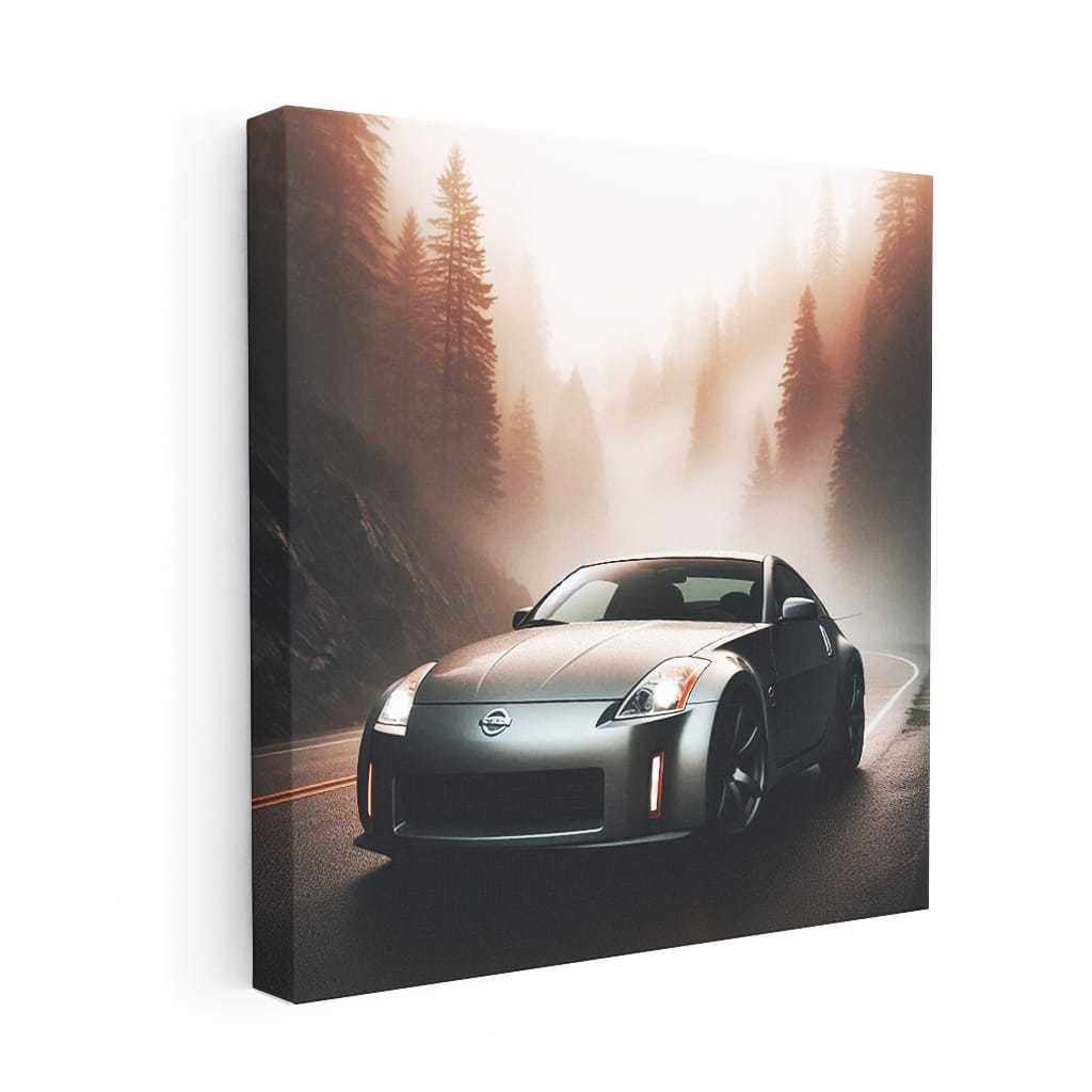 2006 Nissan 350z Fog Wall Art