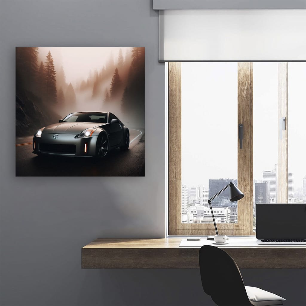 2006 Nissan 350Z in Fog - Power Meets Elegance
