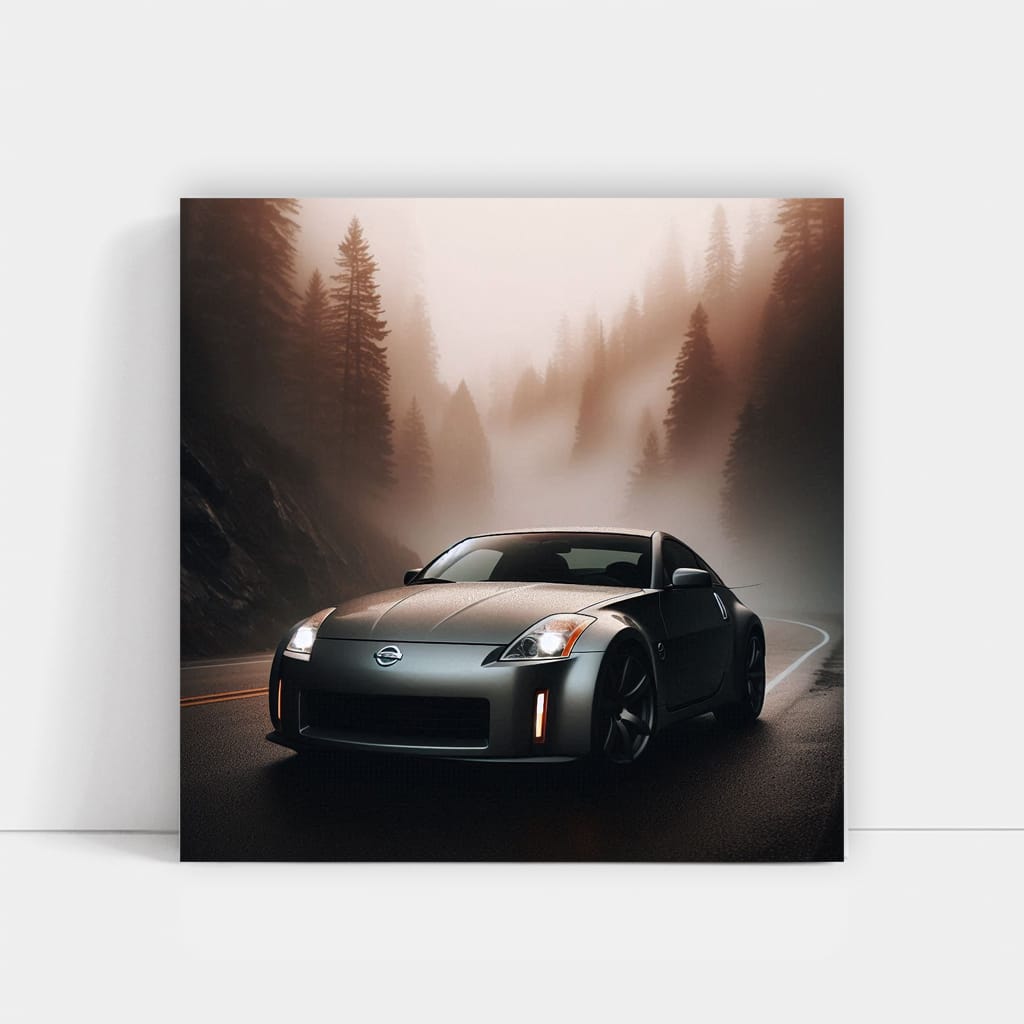 2006 Nissan 350z Fog Wall Art