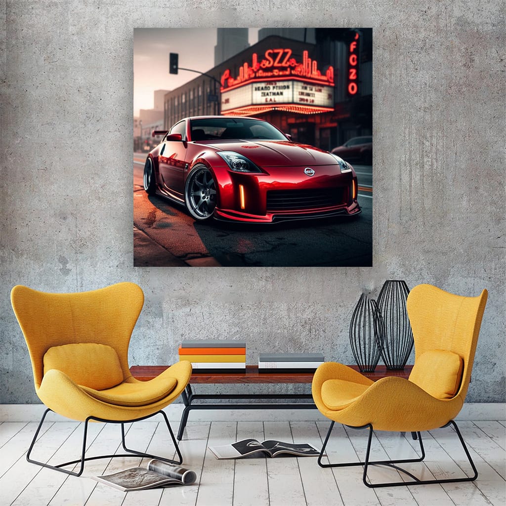 2006 Nissan 350z Los Angel Wall Art