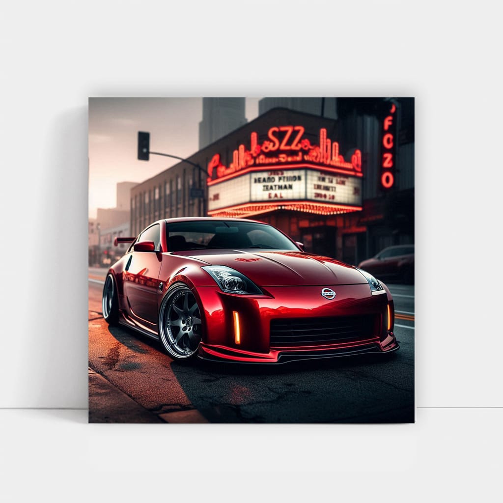 2006 Nissan 350z Los Angel Wall Art