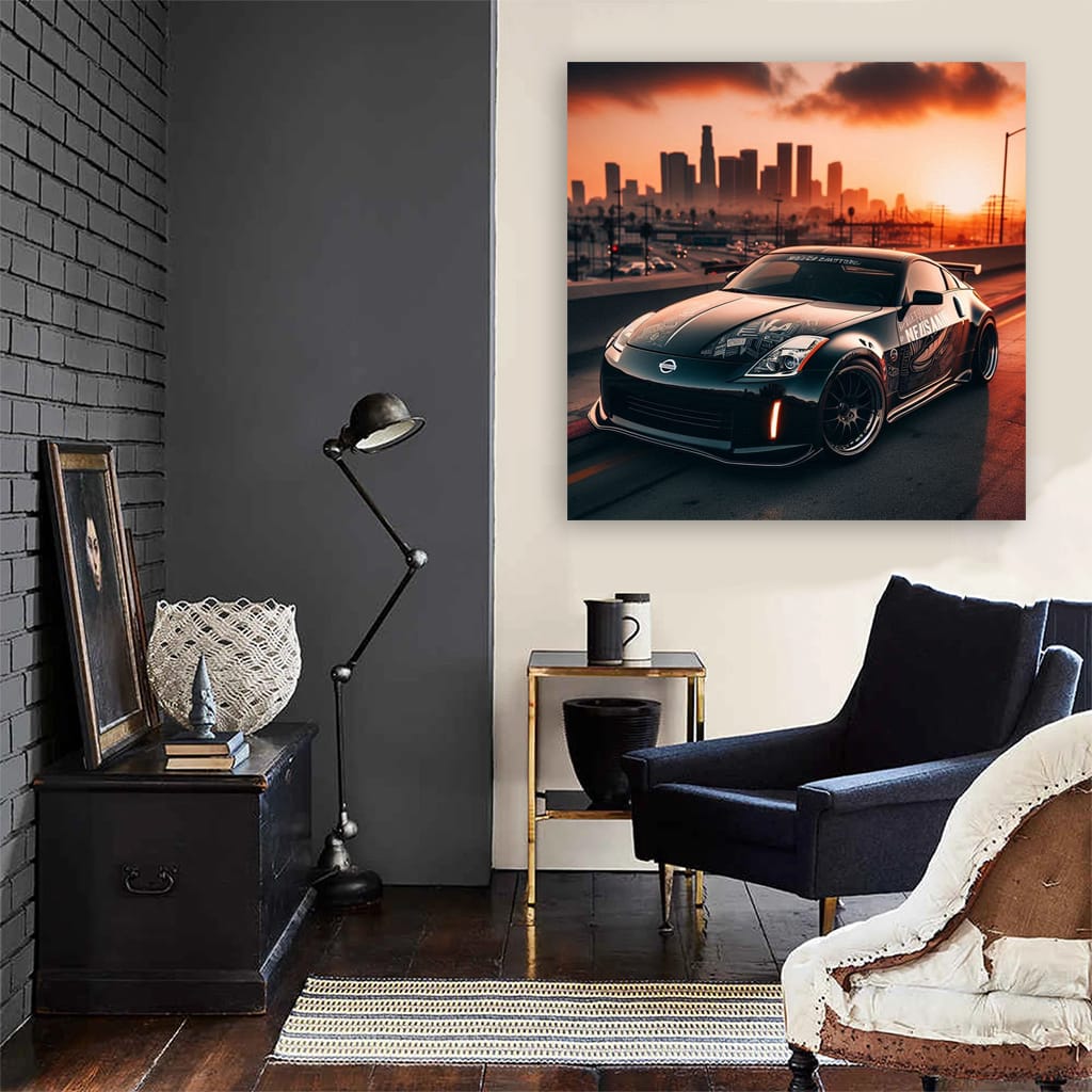 2006 Nissan 350z Los Angeles Wall Art