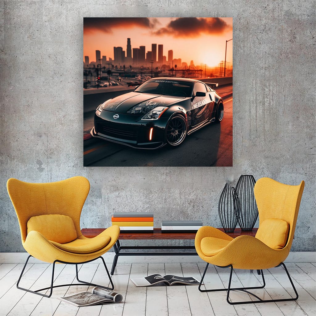 2006 Nissan 350z Los Angeles Wall Art