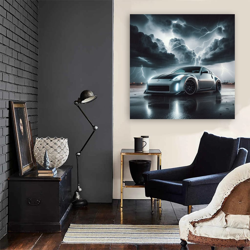 2006 Nissan 350z Thunderstorm Wall Art