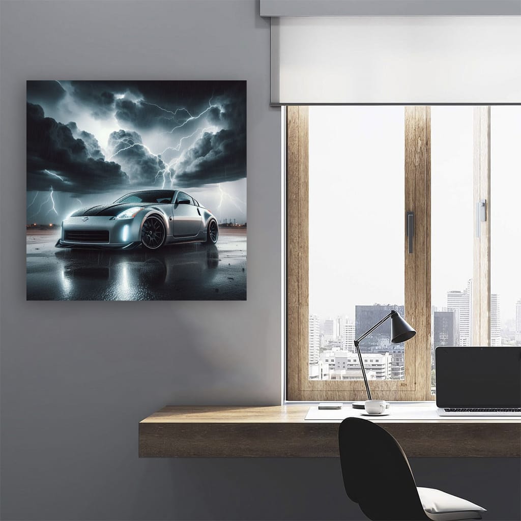 2006 Nissan 350z Thunderstorm Wall Art