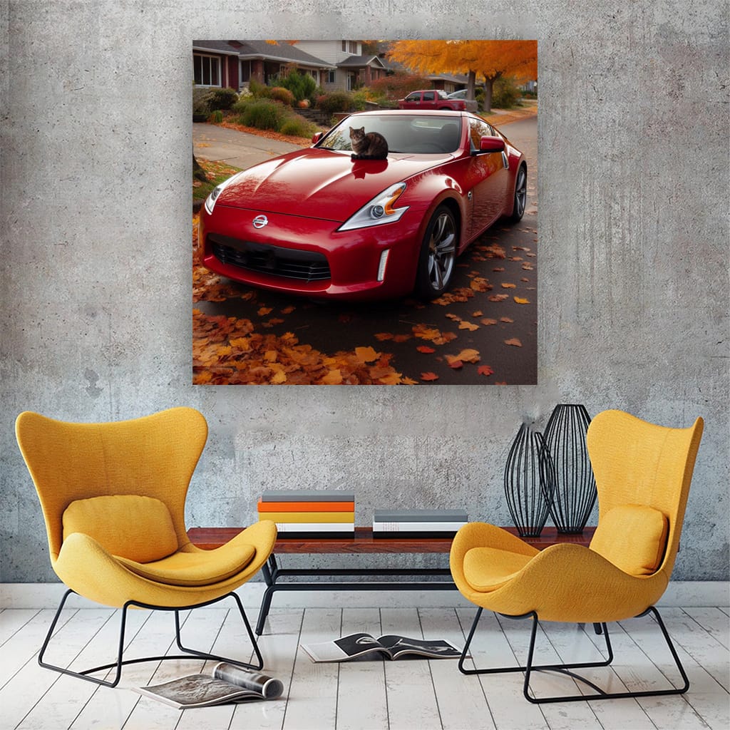 2009 Nissan 370z Parki Wall Art