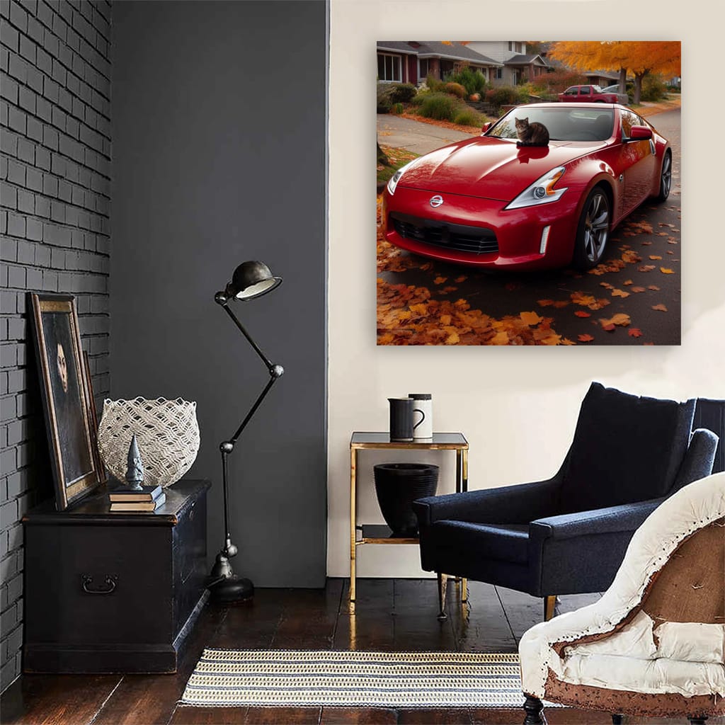 2009 Nissan 370z Parki Wall Art