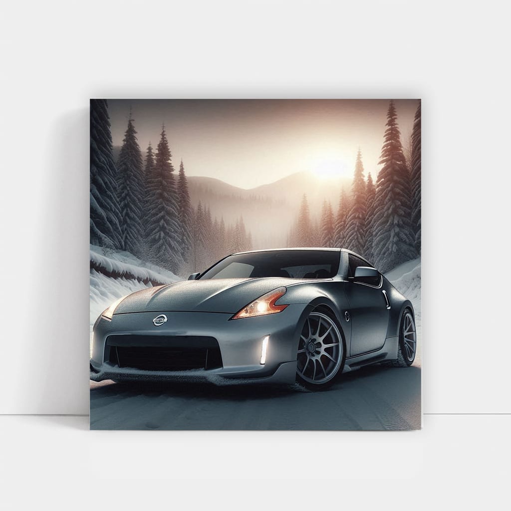 2009 Nissan 370z Wint Wall Art